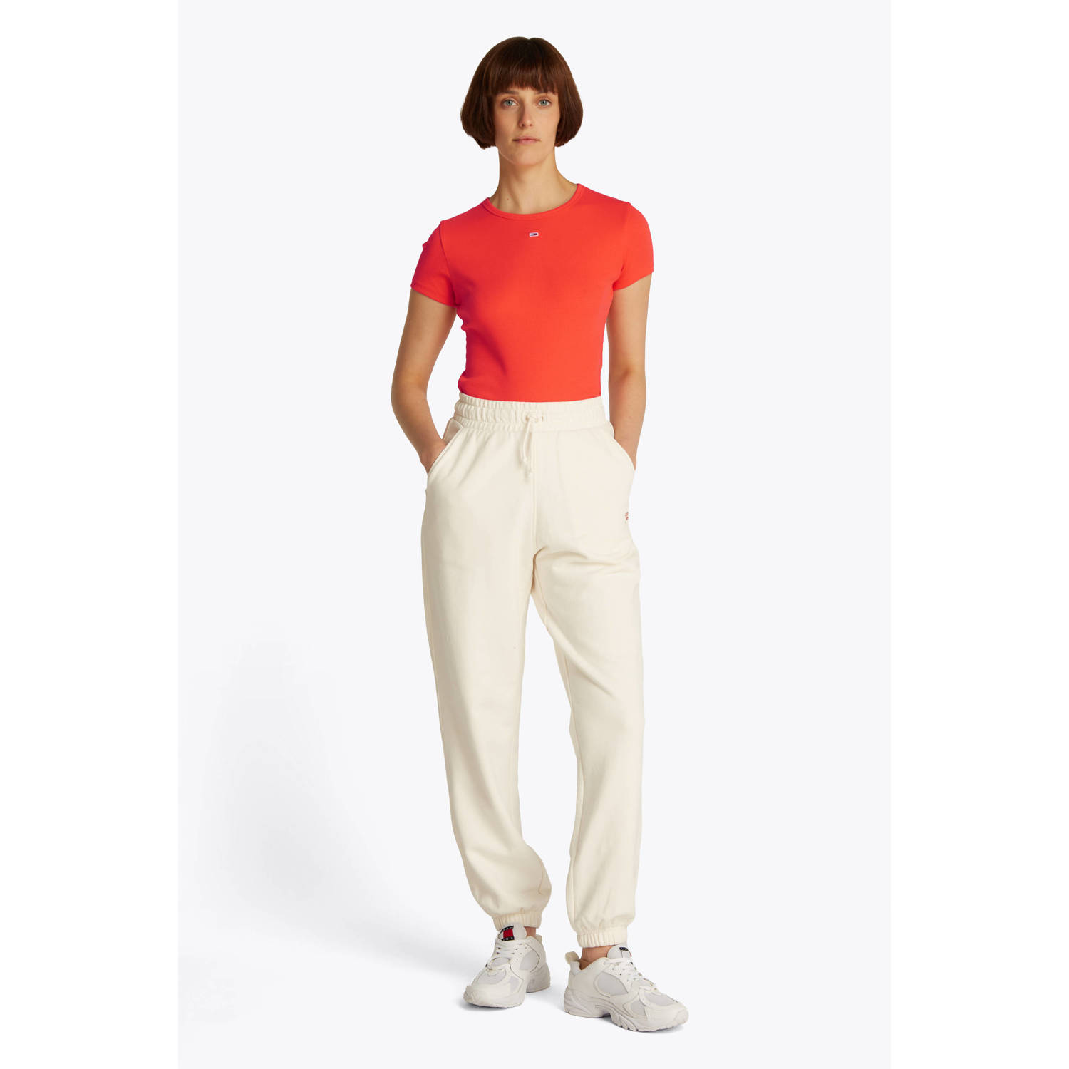 Tommy Jeans T-shirt oranje