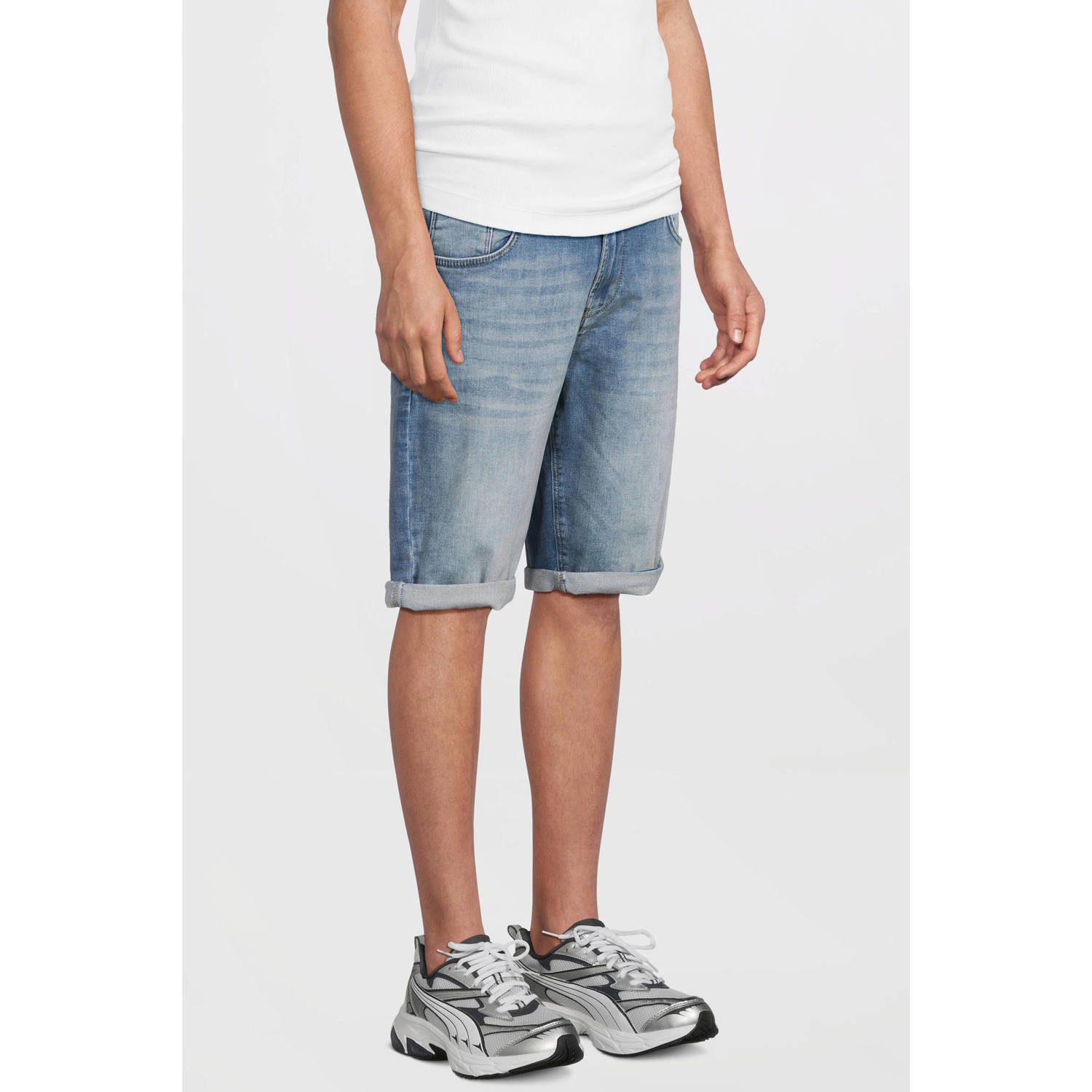 Cars Korte Zwarte Denim California Gebruikt Blue Heren
