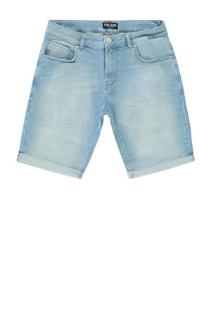 regular denim short light blue denim