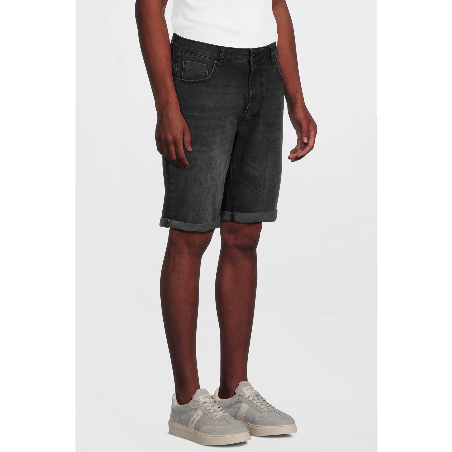 Cars Kort Zwart Denim Californië Gebruikt Black Heren