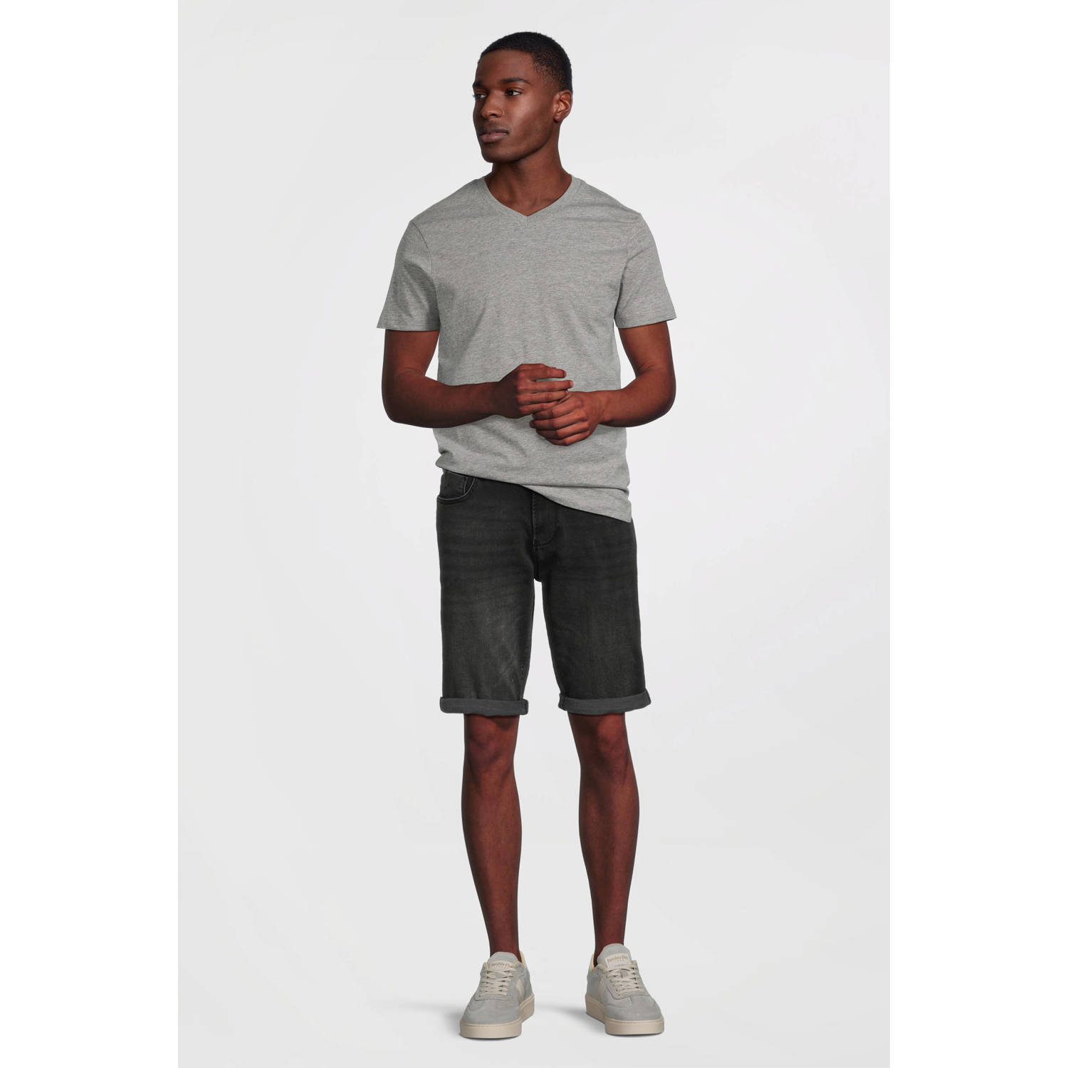 Cars regular denim short black denim