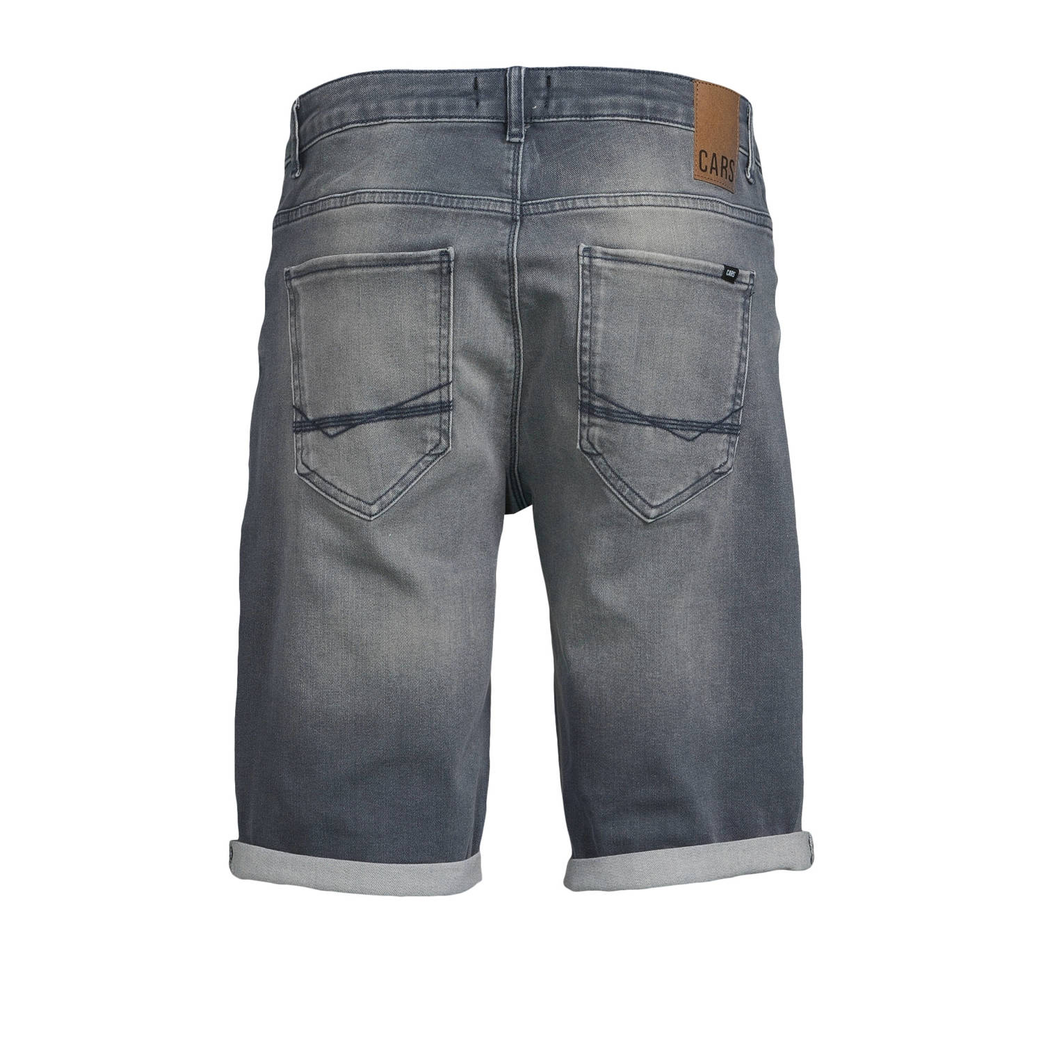 Cars regular denim short grijsblauw