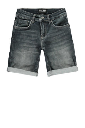 regular denim short grijsblauw
