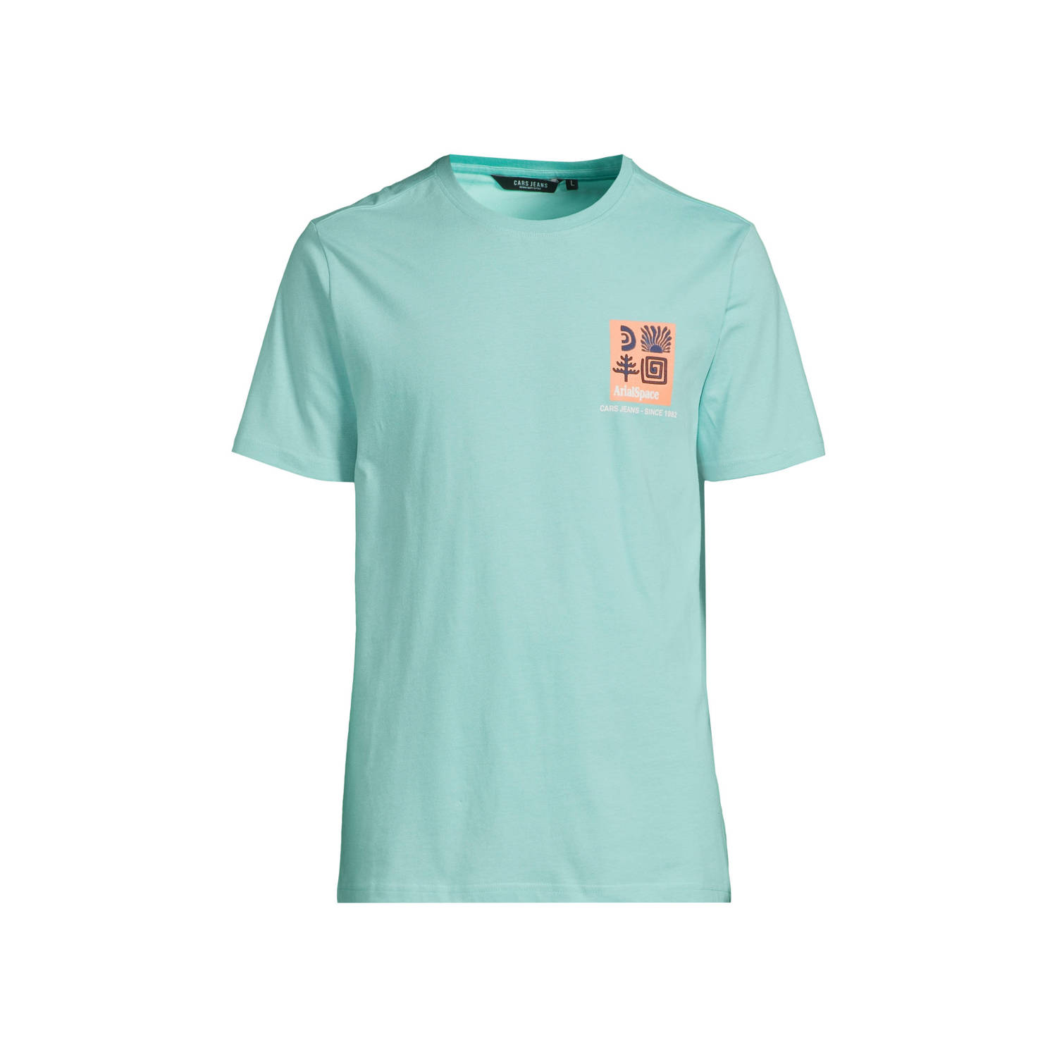 Cars T-shirt mintgroen