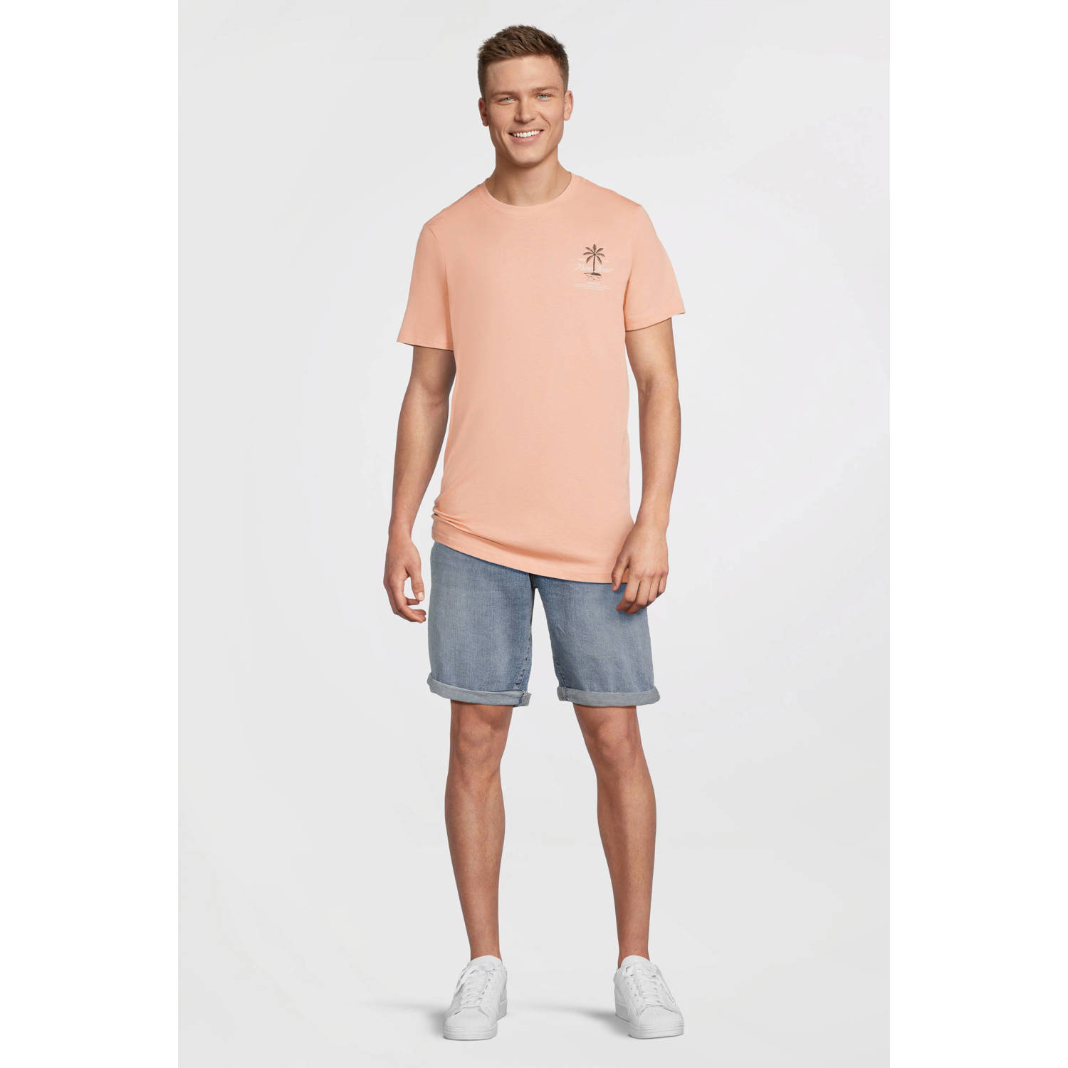 Cars regular T-shirt SUROSO zalm