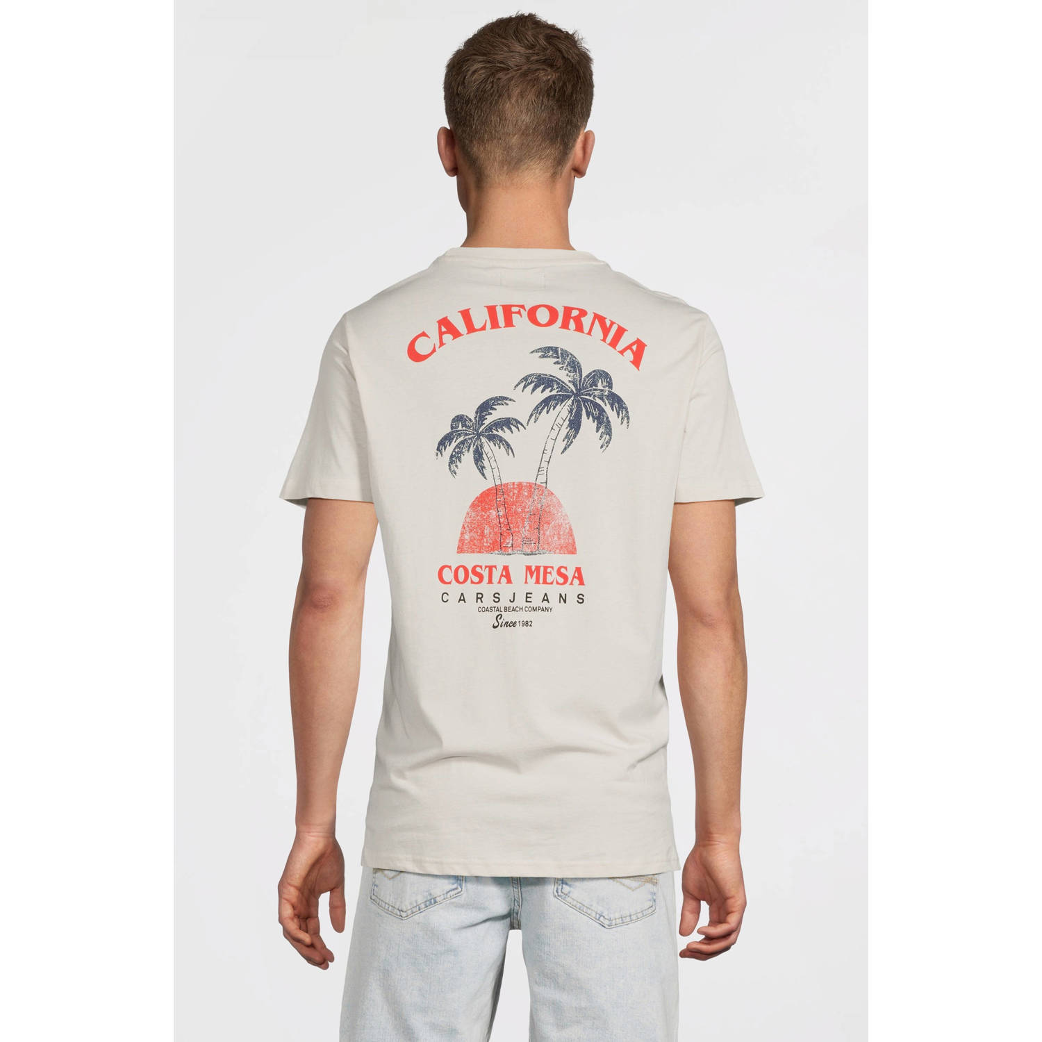 Cars regular T-shirt SUROSO ecru