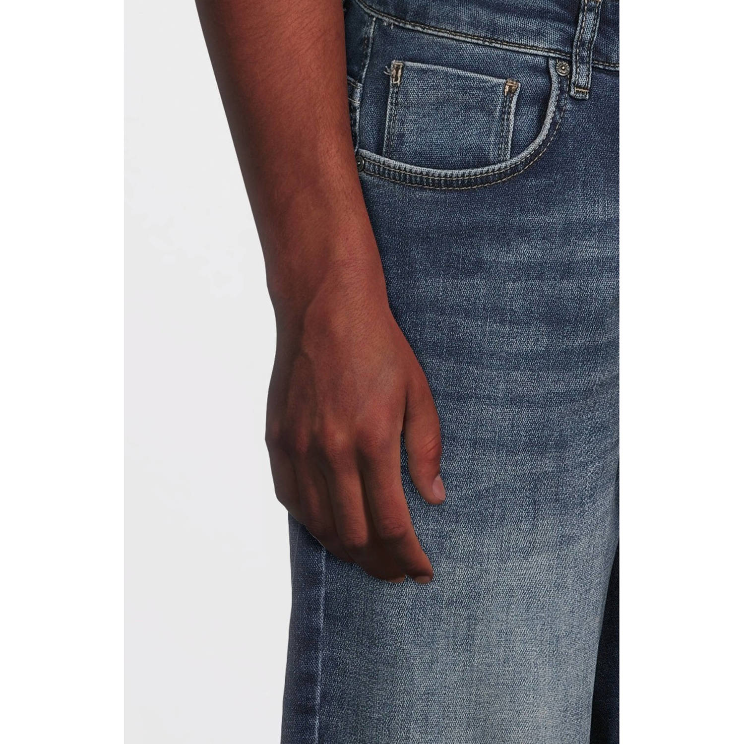 Cars regular denim short dark blue denim