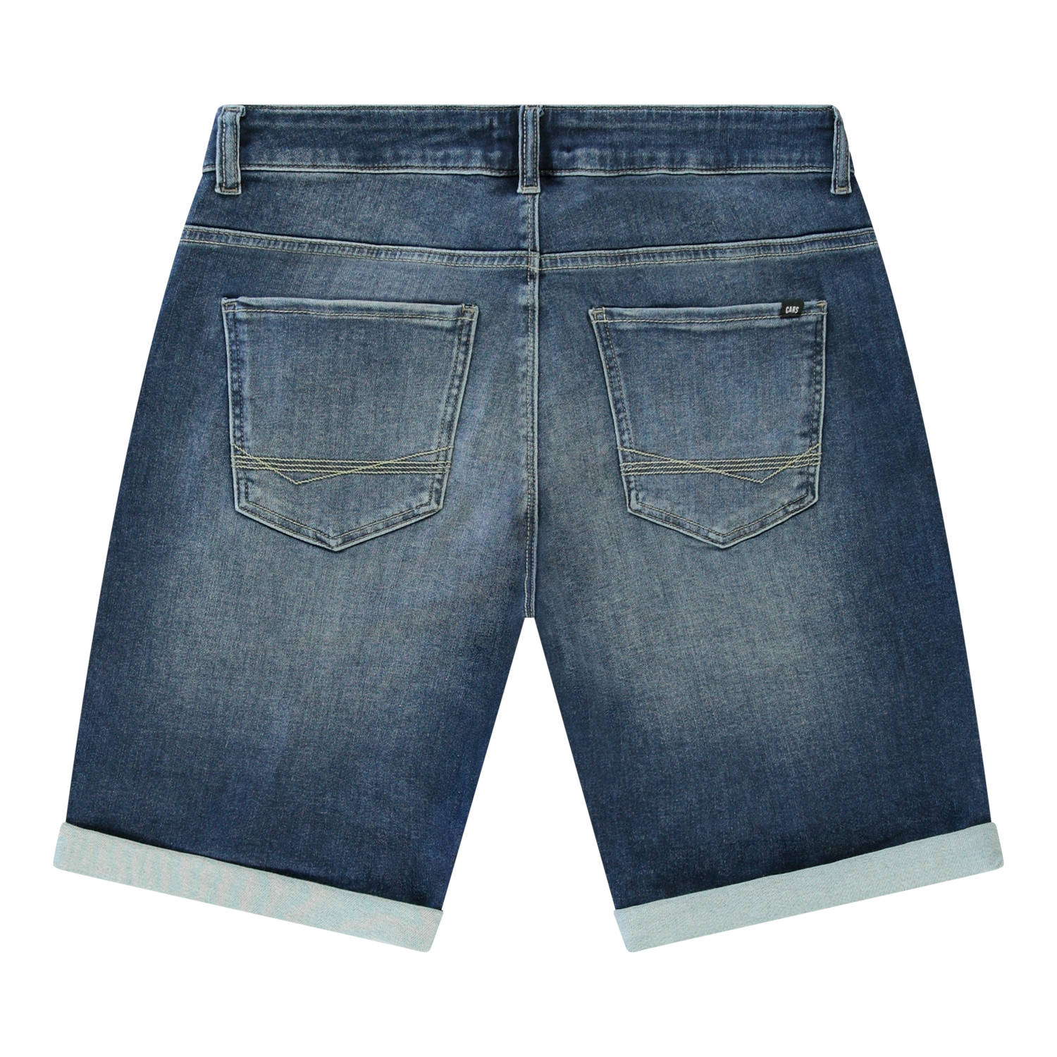 Cars regular denim short dark blue denim
