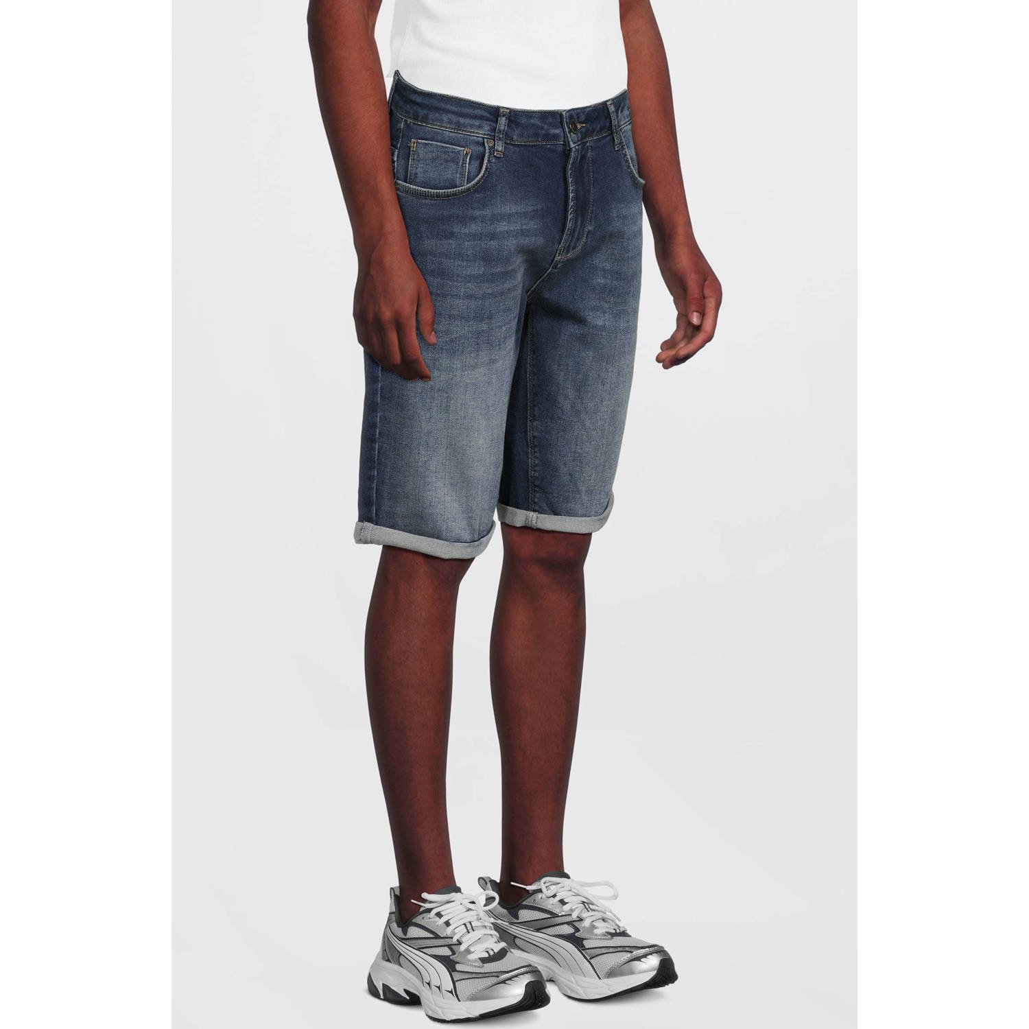 Cars Korte Zwarte Denim California Gebruikt Blue Heren