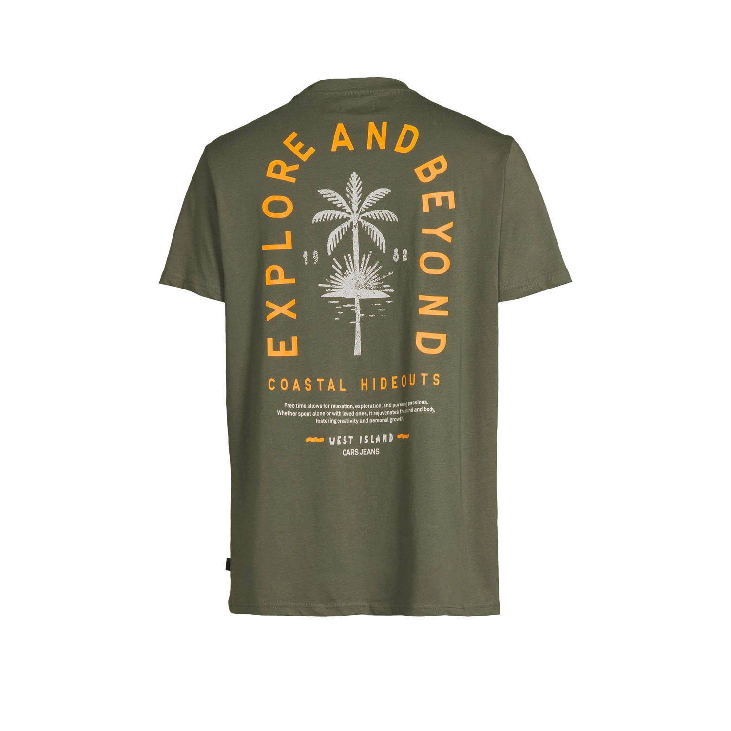 Cars regular T-shirt SUROSO olijfgroen