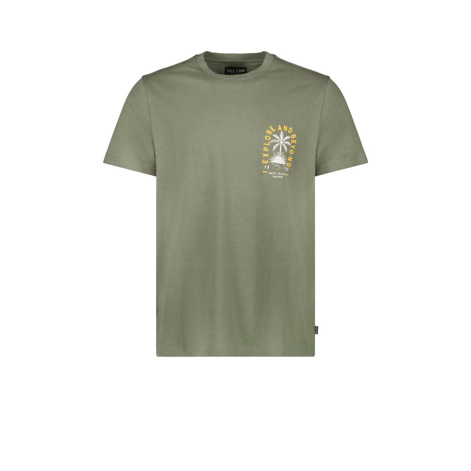 Cars regular T-shirt SUROSO olijfgroen