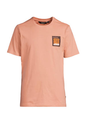 T-shirt zalm