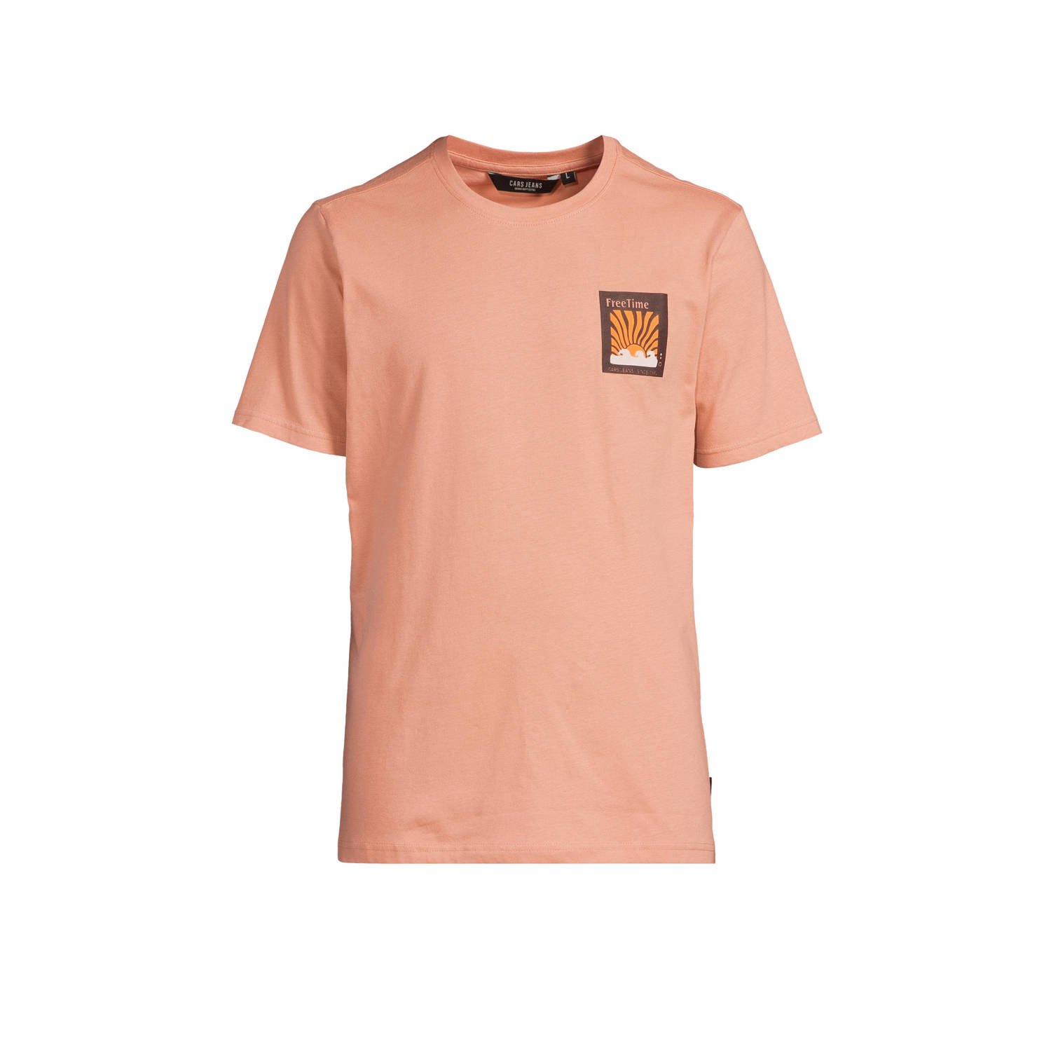 Cars T-shirt zalm