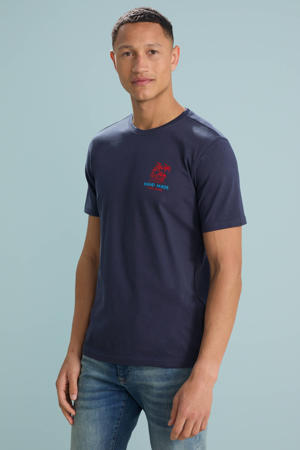 T-shirt donkerblauw