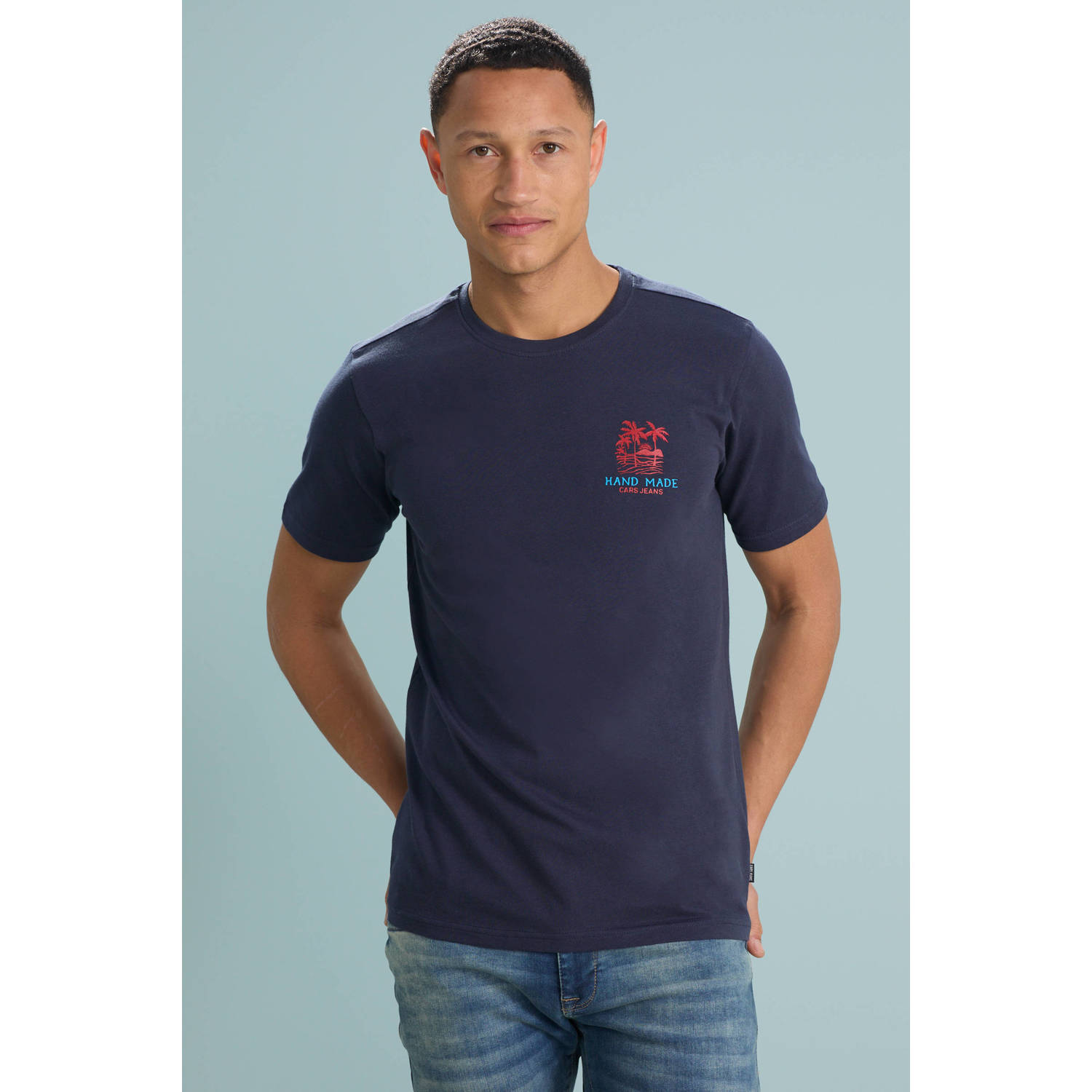 Cars T-shirt donkerblauw