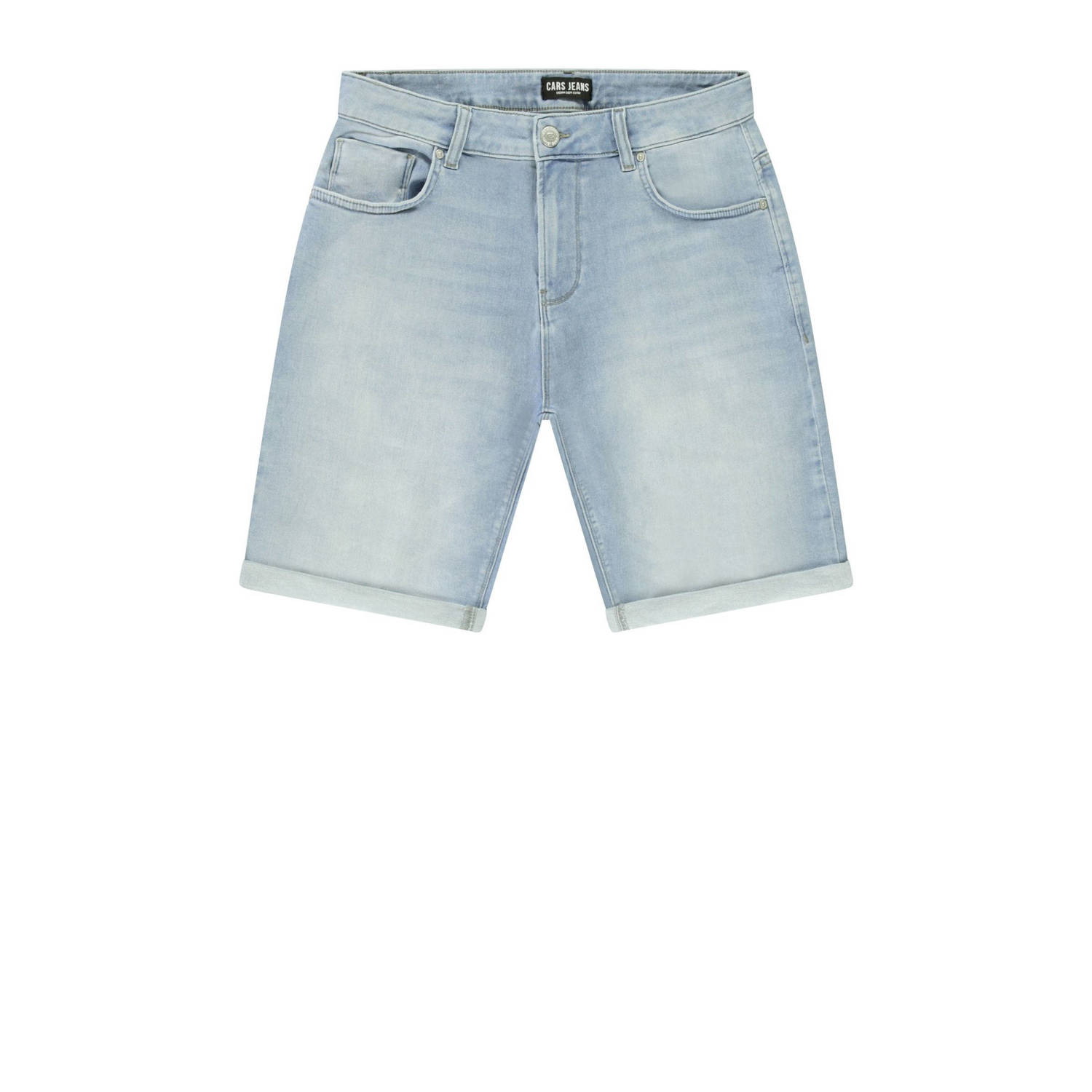 Cars regular denim short light blue denim