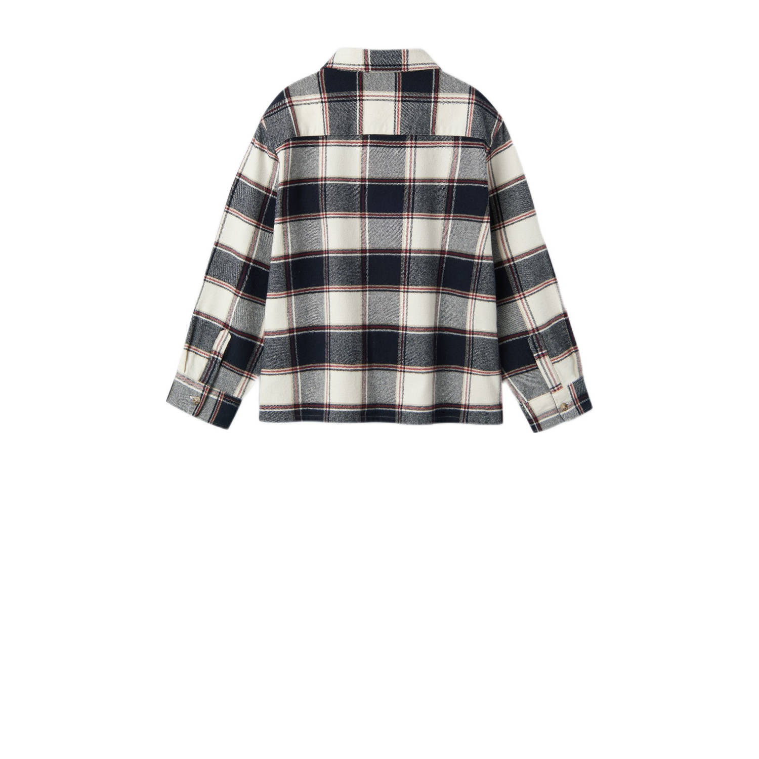NAME IT KIDS overshirt NKMTAMOL met ruitdessin donkerblauw