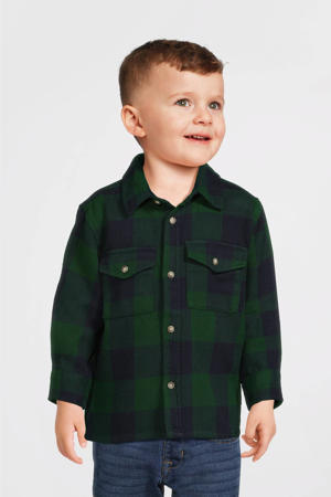 overshirt NMMBOMIN groen/donkerblauw