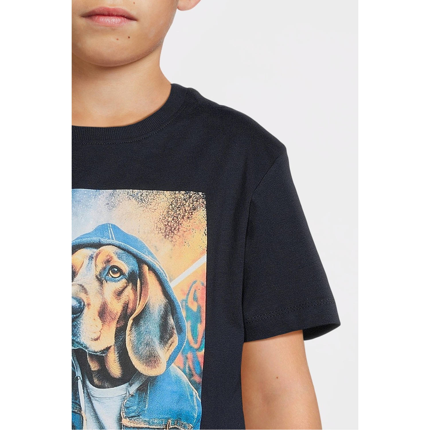 NAME IT KIDS T-shirt donkerblauw