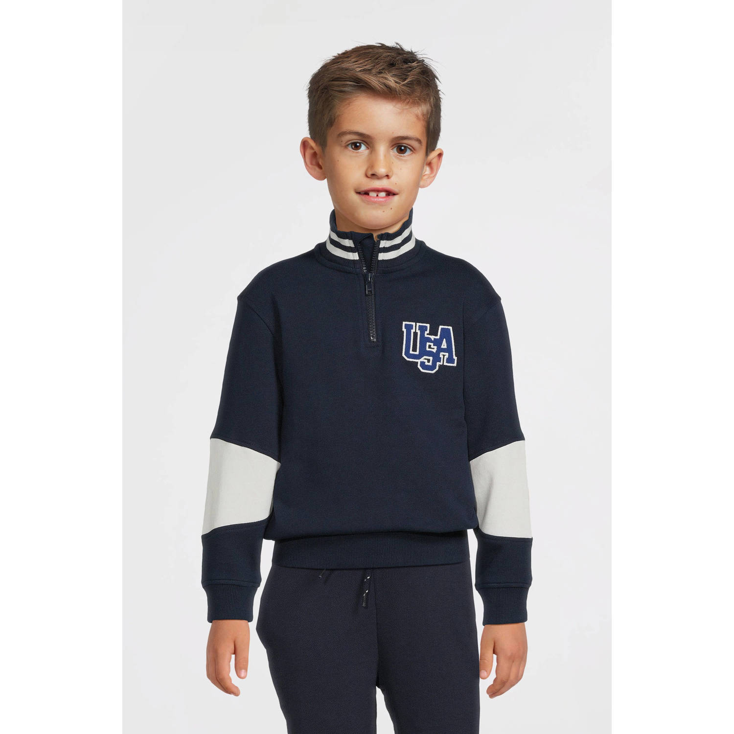 NAME IT KIDS sweater donkerblauw