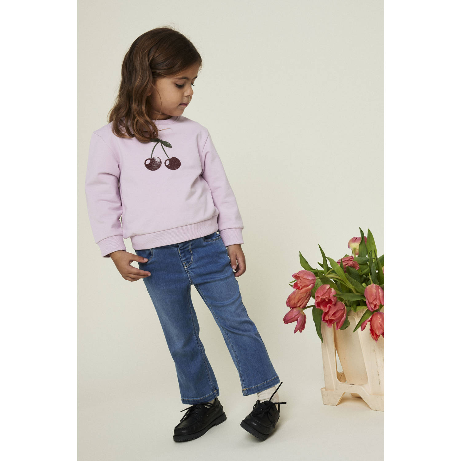 NAME IT MINI sweater lichtroze