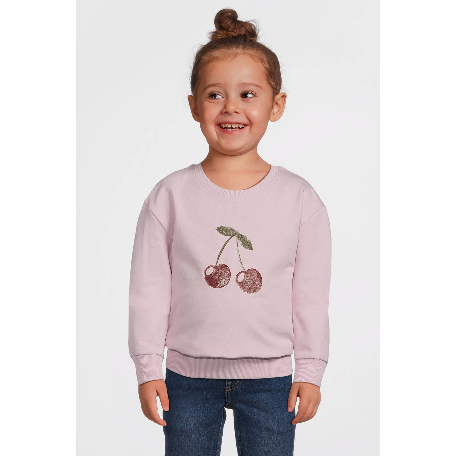 NAME IT MINI sweater lichtroze
