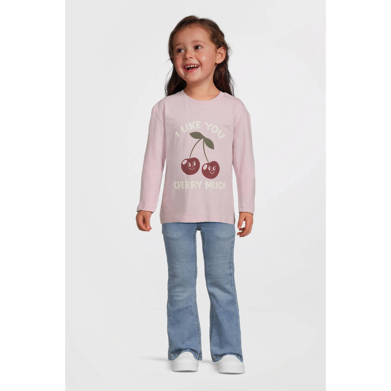 NAME IT MINI longsleeve lichtroze