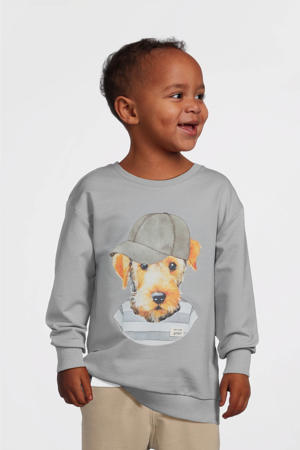 sweater grijs melange