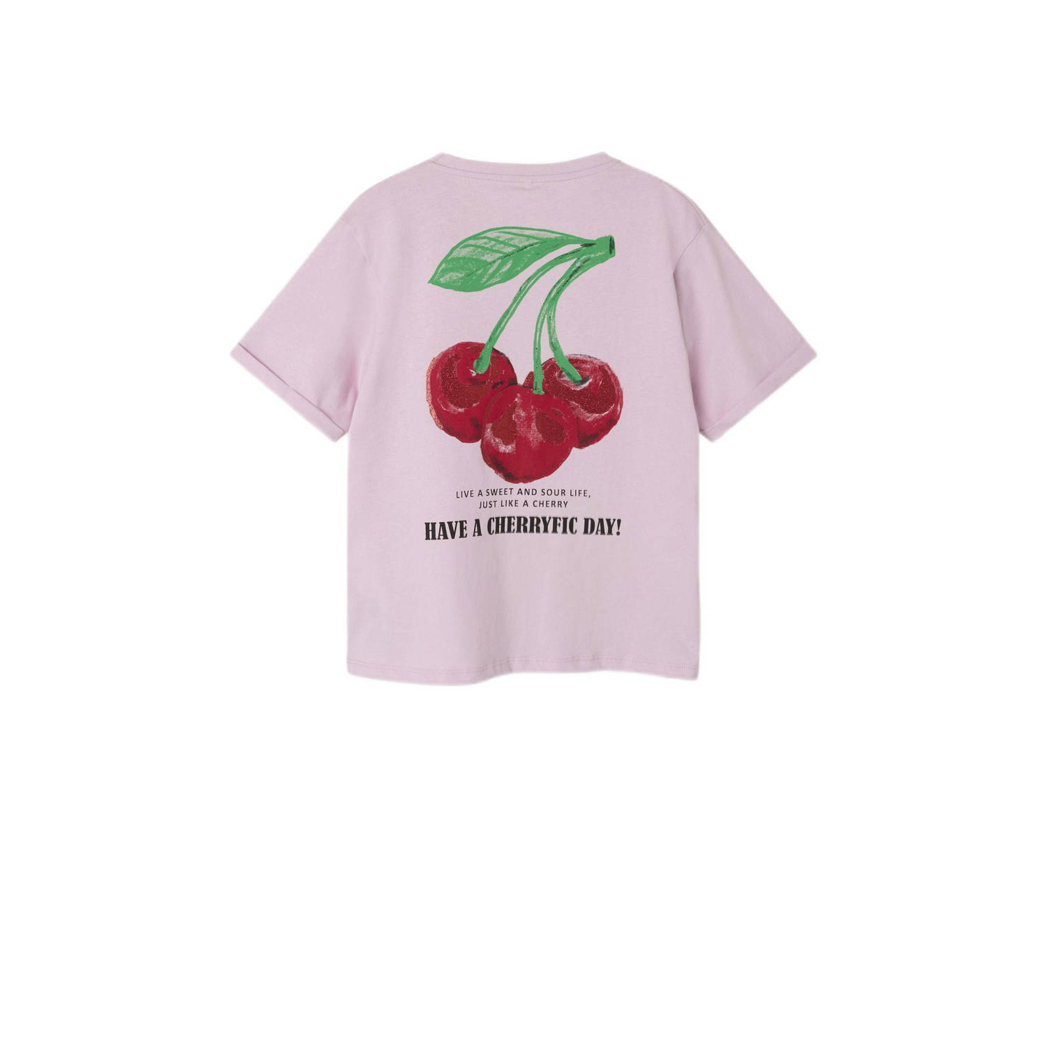 NAME IT KIDS T-shirt lichtroze