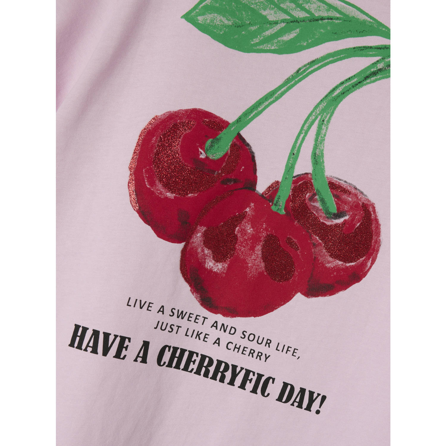 NAME IT KIDS T-shirt lichtroze