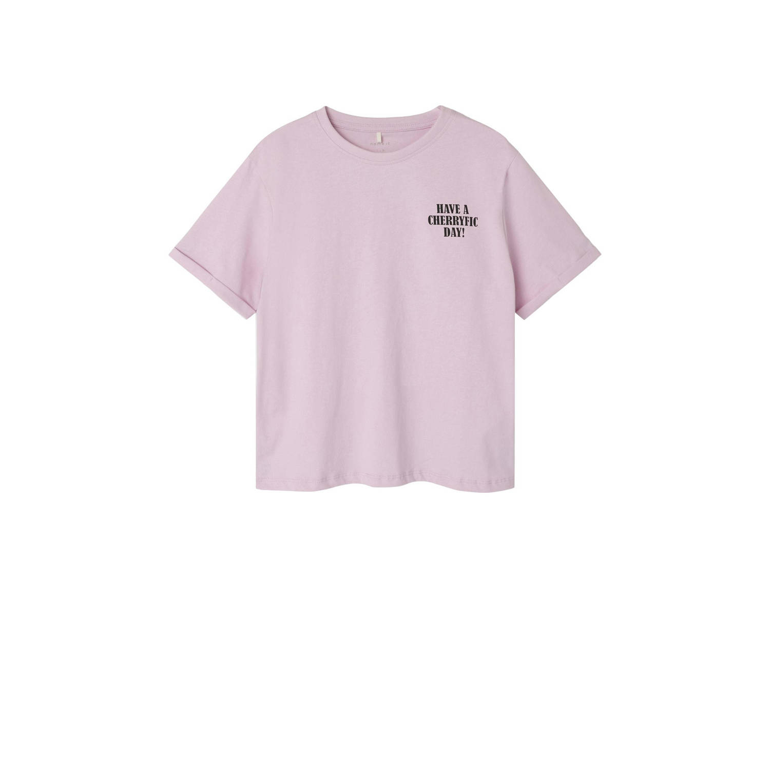 NAME IT KIDS T-shirt lichtroze