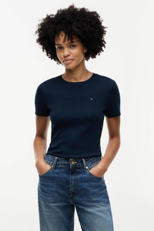 T-shirt donkerblauw
