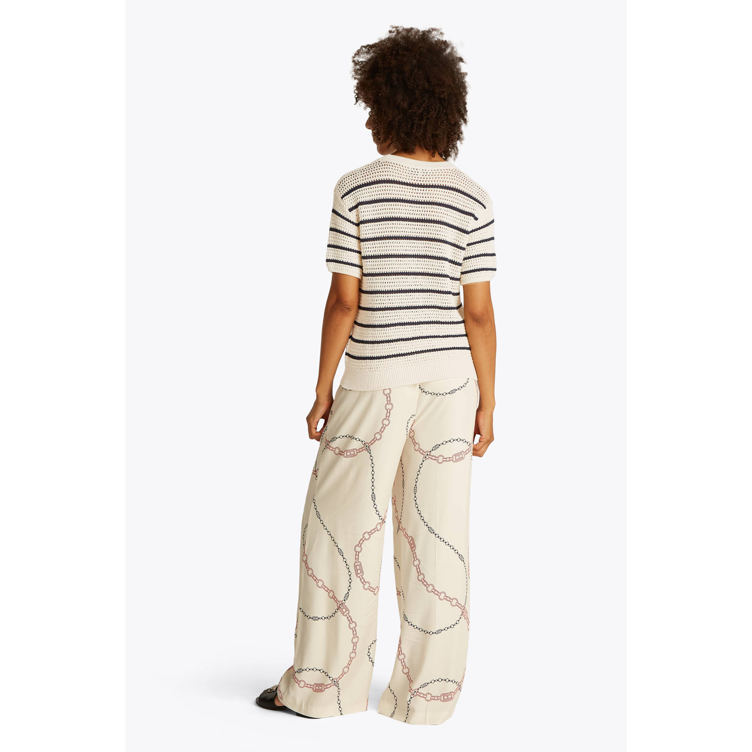 Tommy Hilfiger top ecru gebreid