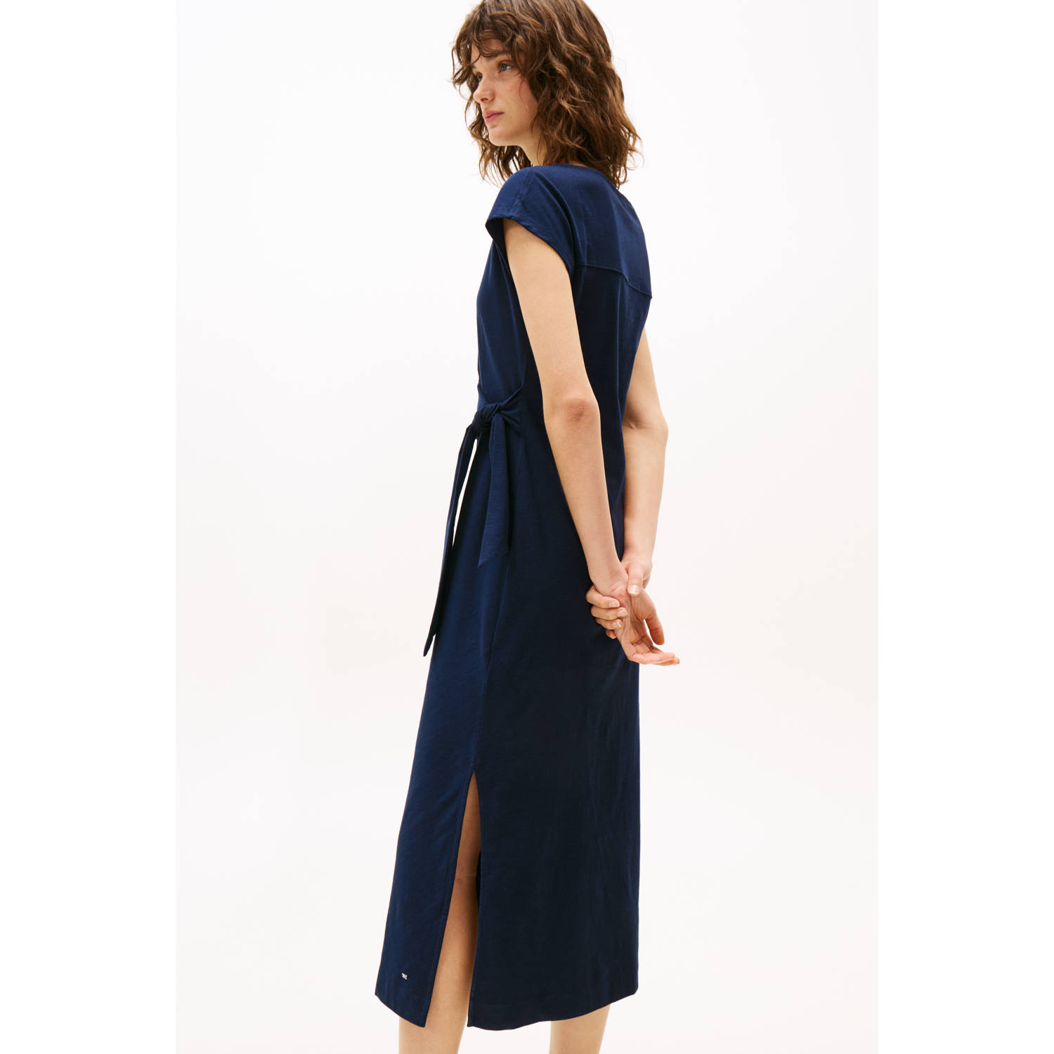 Tommy Hilfiger midi jurk marine