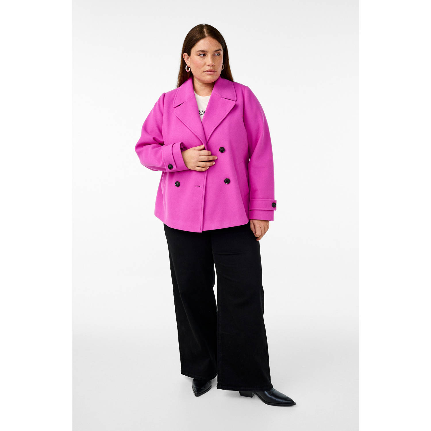 Zizzi trenchcoat roze