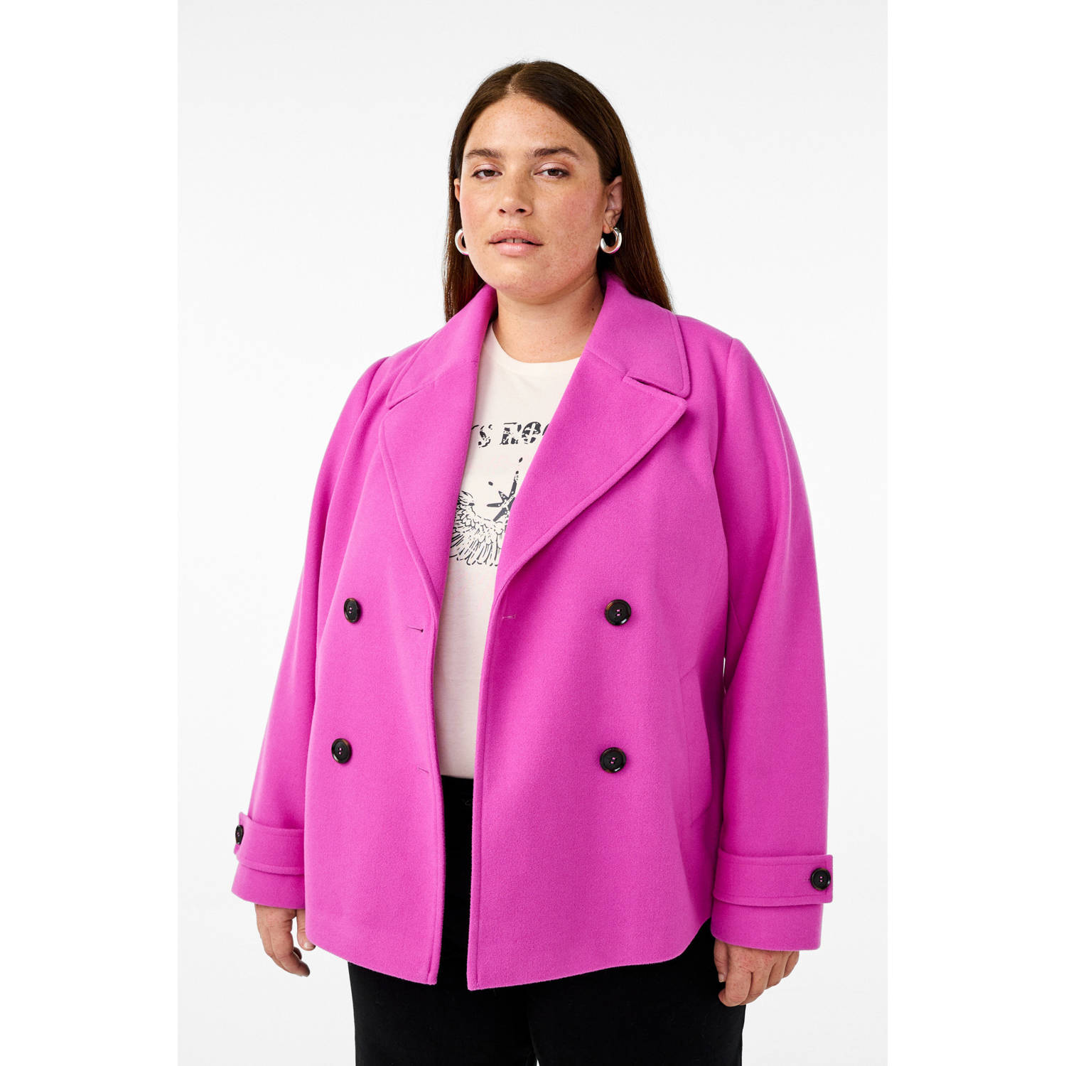 Zizzi trenchcoat roze
