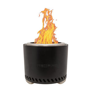 vuurhaard Volcano groot (Ø38 cm) zwart