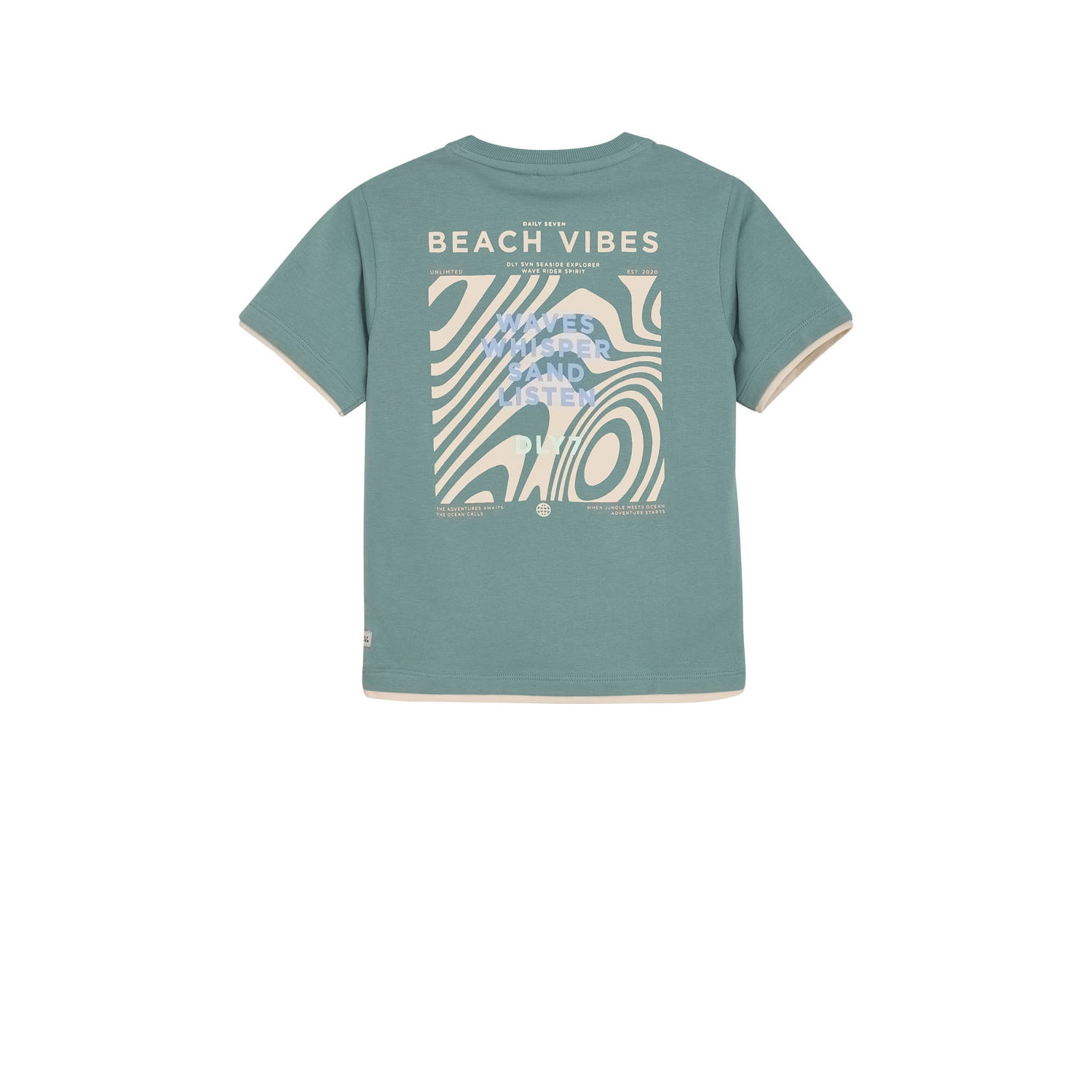 Daily7 T-shirt groen
