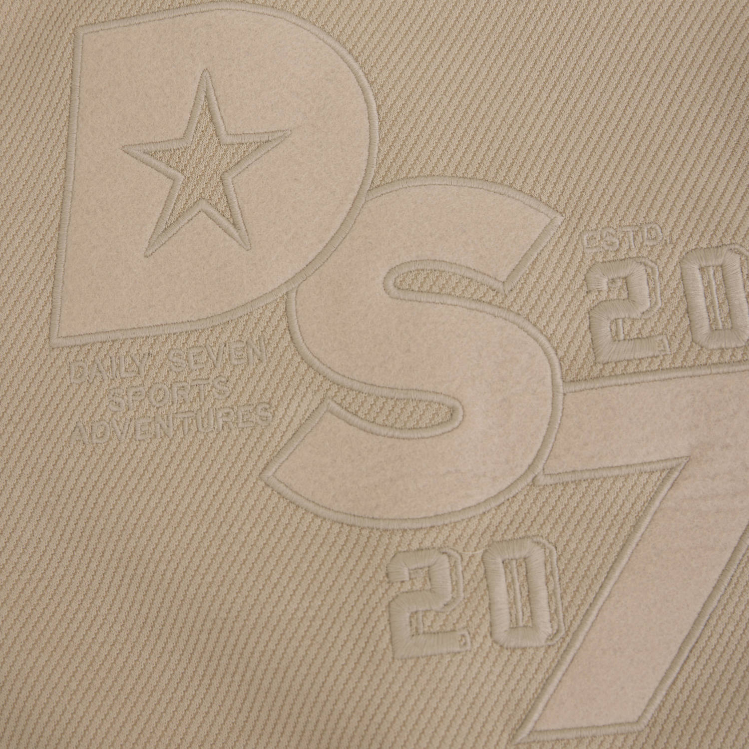 Daily7 overshirt lichtzand