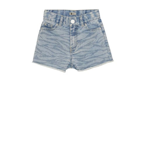 Daily7 regular denim short medium blue denim afbeelding