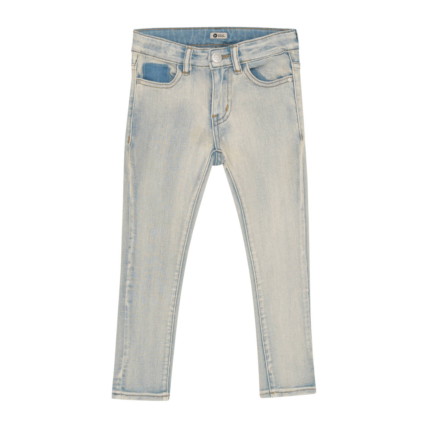 DAILY7 Jongens Jeans 2700 Skinny Fit Print Lichtblauw