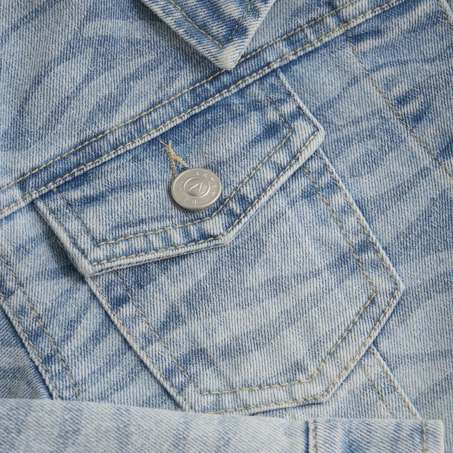 Daily7 spijkerjas medium blue denim