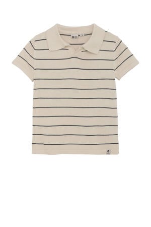 polo beige fijn gebreid