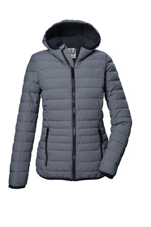 outdoorjas grijsblauw