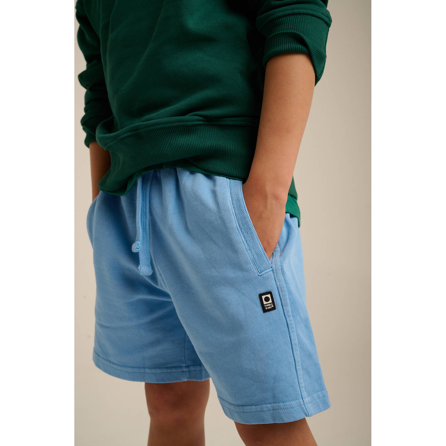 Tumble 'n Dry sweatshort lichtblauw