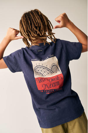 T-shirt donkerblauw