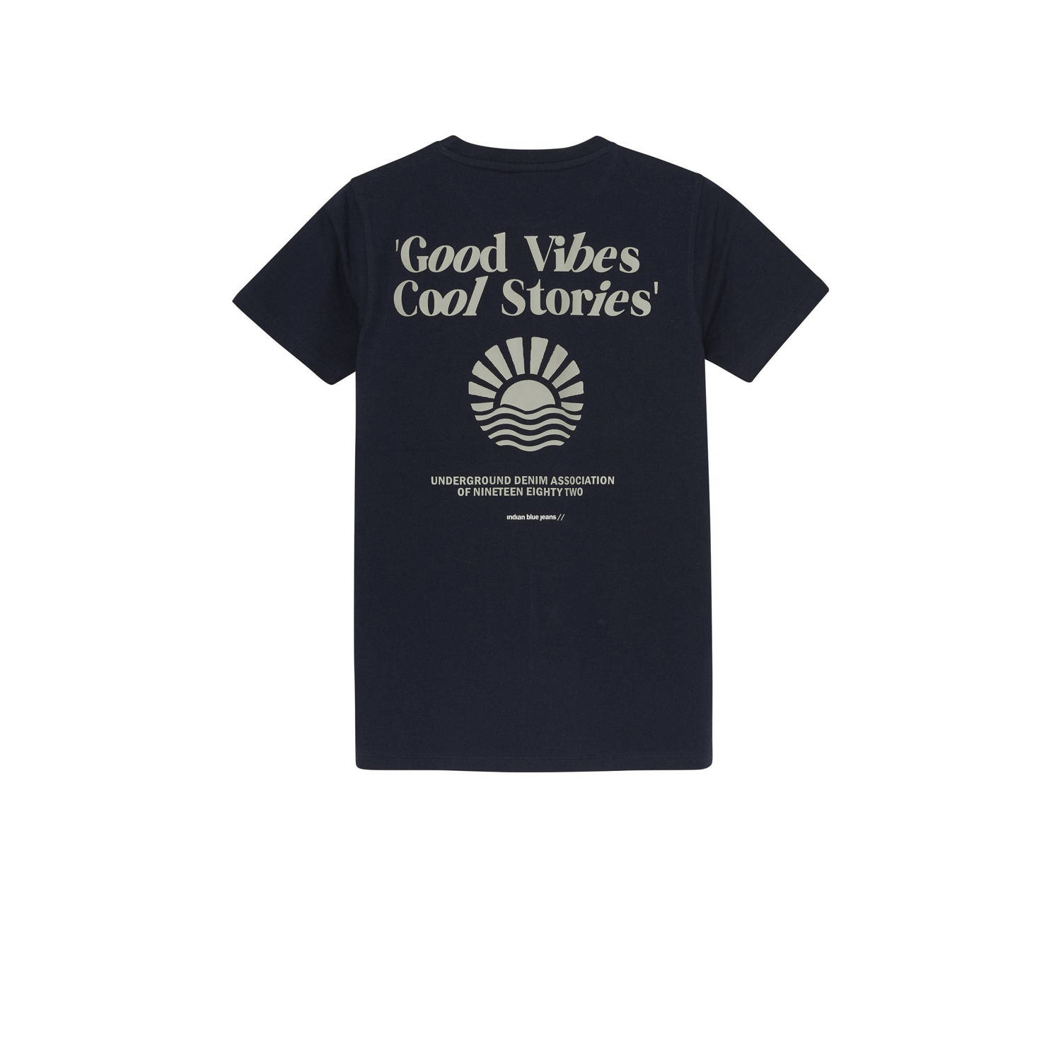 Indian Blue Jeans T-shirt zwart