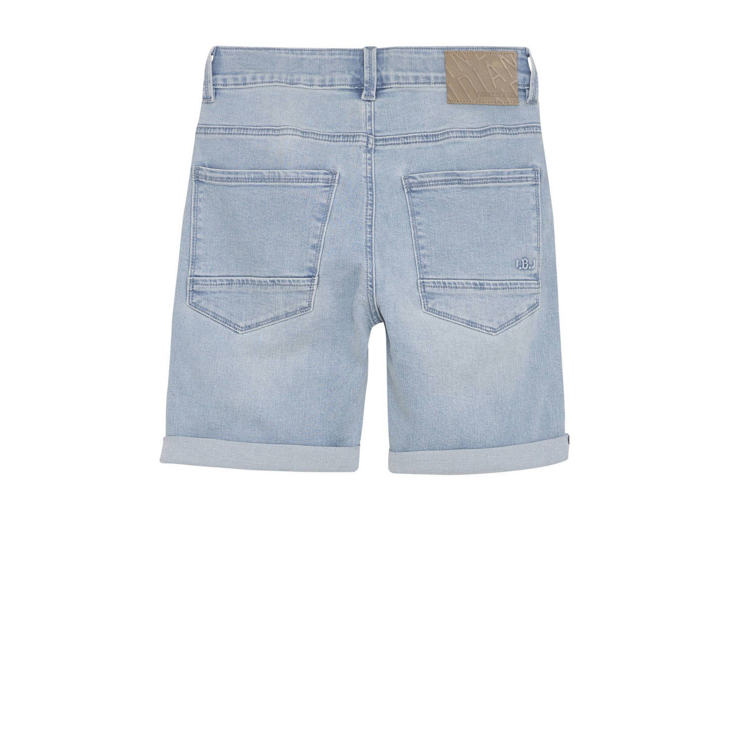 Indian Blue Jeans slim denim short light blue denim