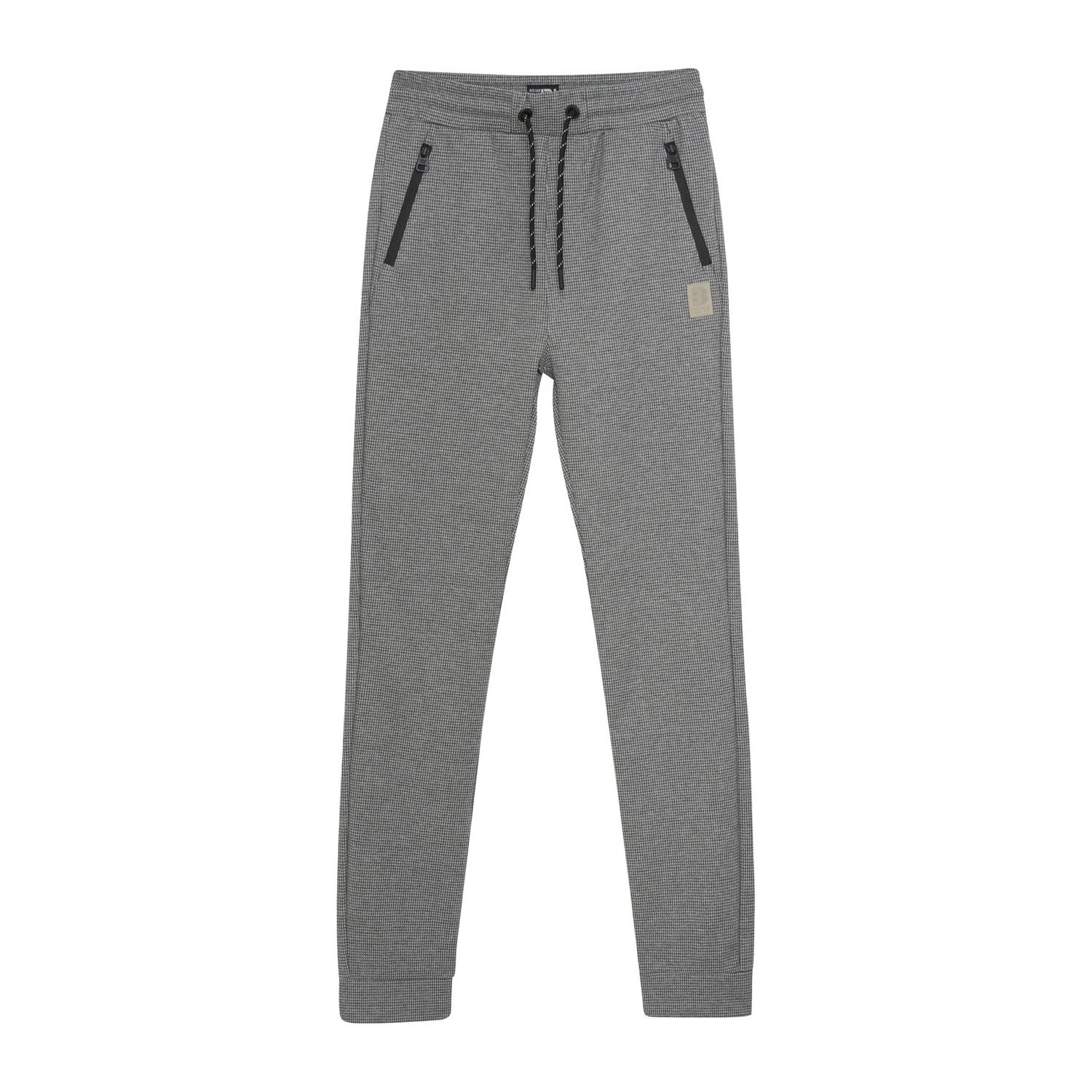 Indian Blue Jeans slim sweatpant grijs melange