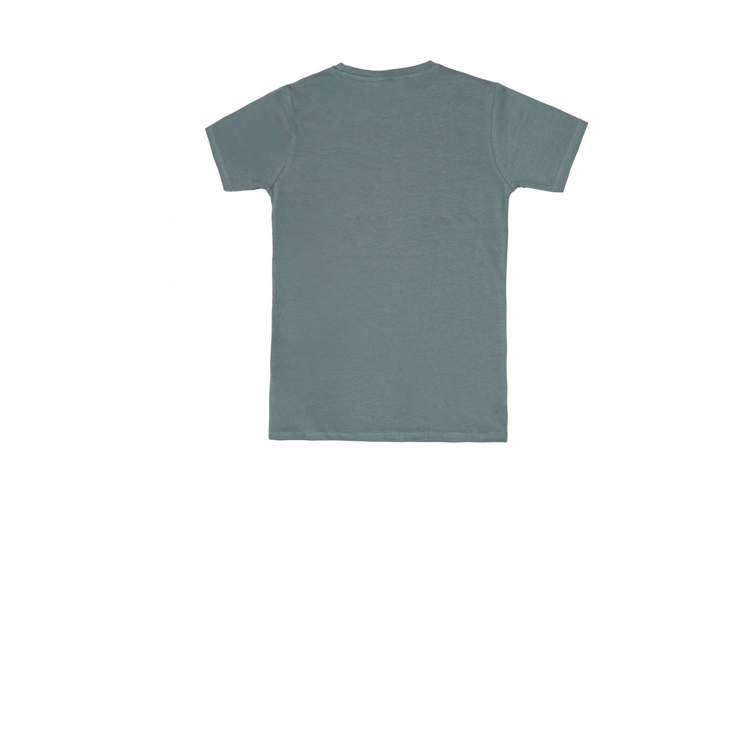 Indian Blue Jeans T-shirt grijsblauw